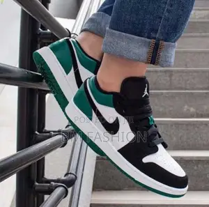 Air Jordan 1 Low Black and Green