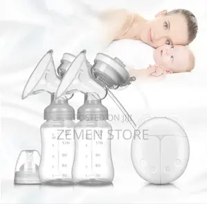 Smart Double Mom's Breast Pump With Feeding Bottle
