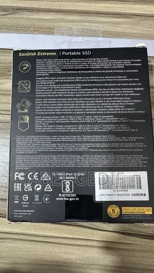 External Extreme SSD 2tb