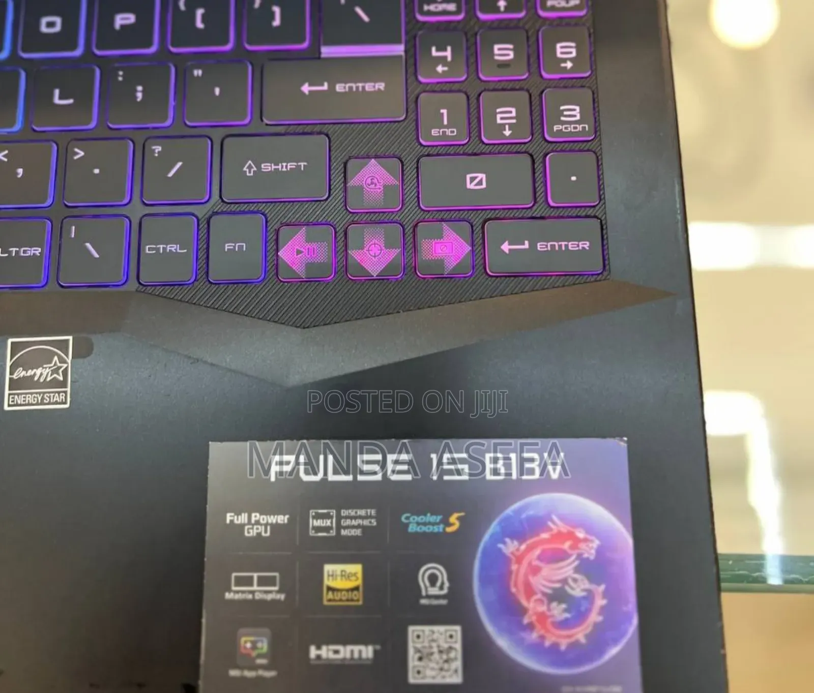 New Laptop MSI 16GB Intel Core I7 SSD 1T