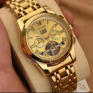 Tevise Automatic Full Golden Watch
