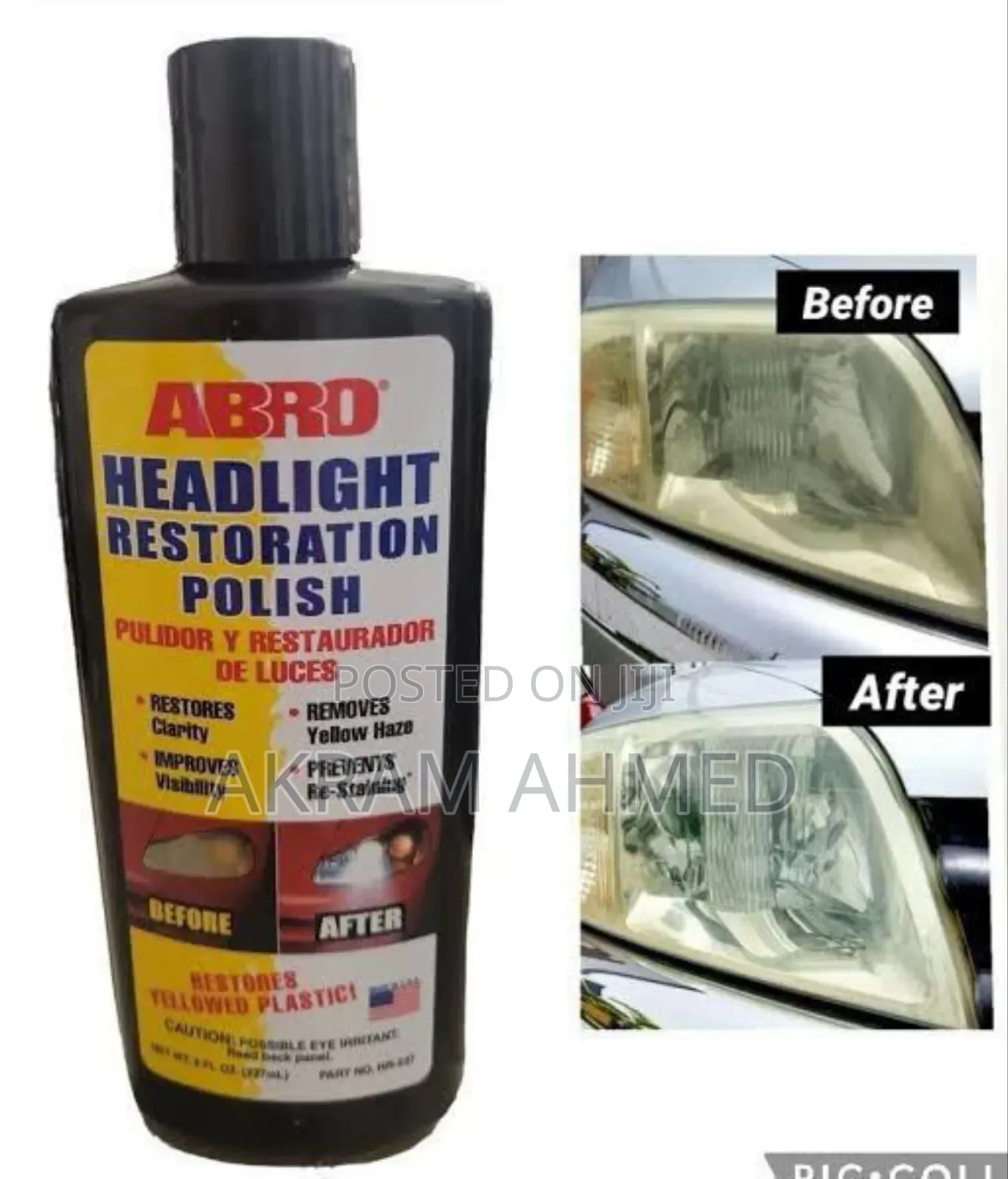 Abro Headlight Restoration Polish