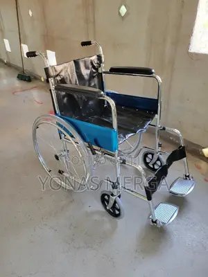 Wheelchair With Brake Stylepush-to-Lock፪€ዊልቼርwheelchair+ዌልቼር