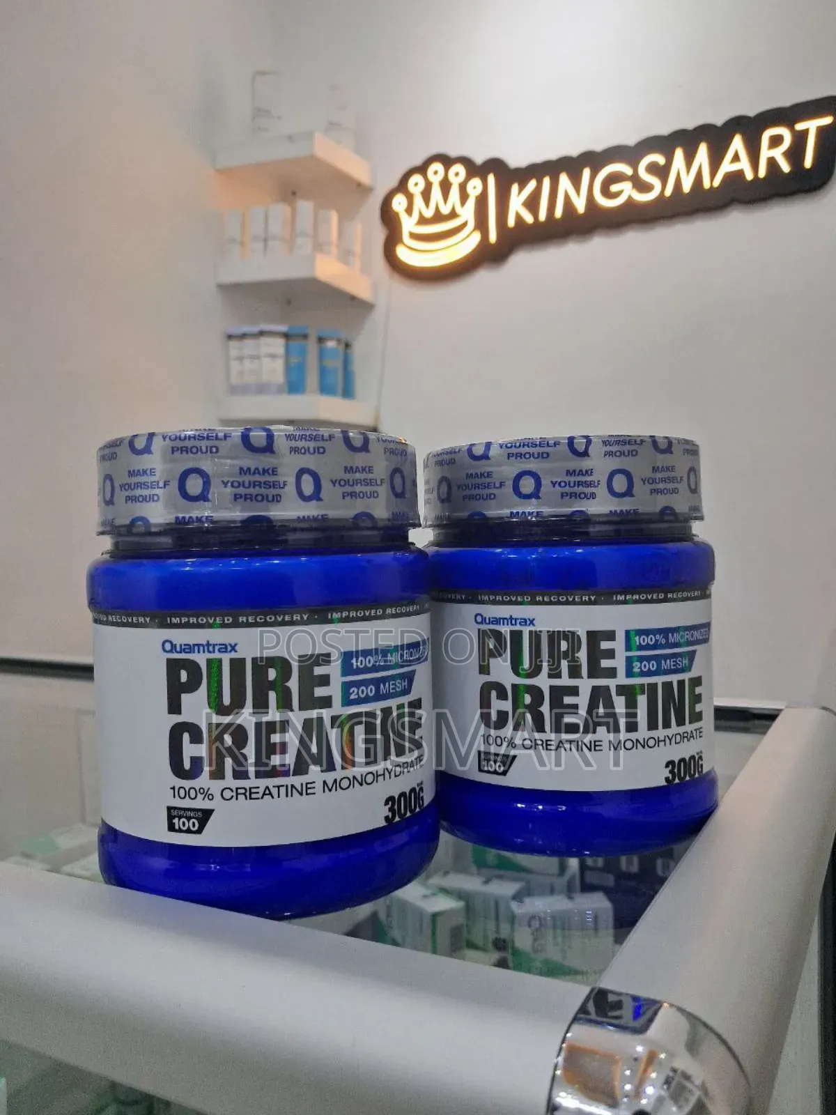 Quamtrax 100% Pure Creatine Monohydrate With Free Delivery