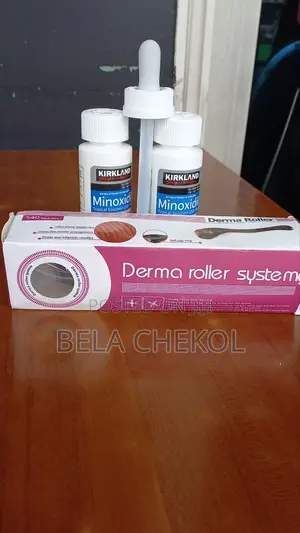 Derma Roller System With Minoxidil Combo