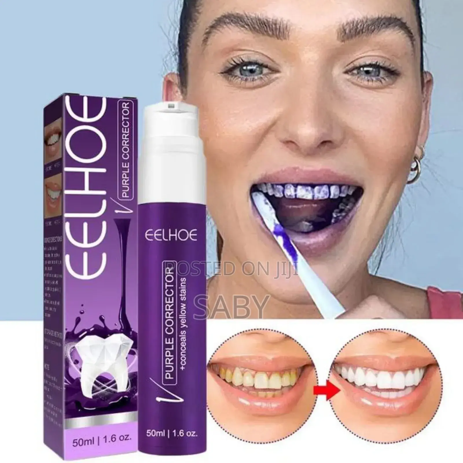 Eelhoe Purple Tooth Whitening Paste
