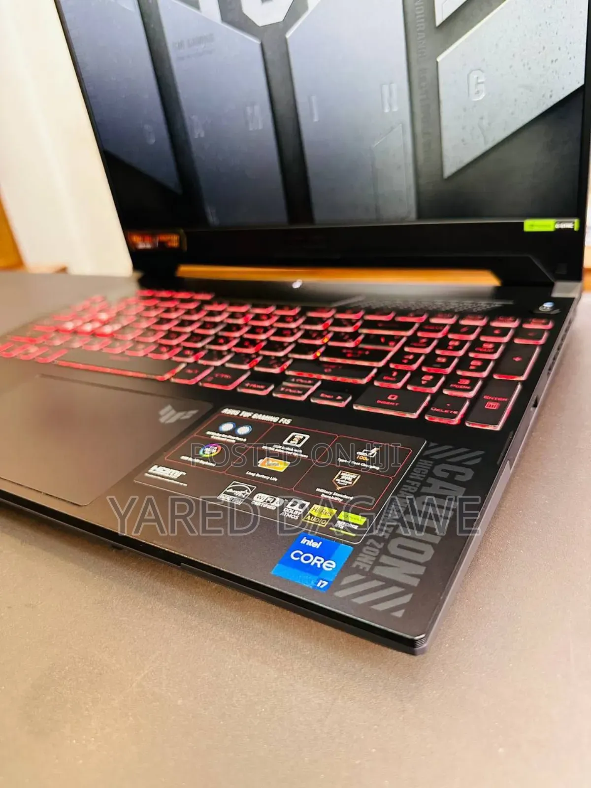 New Laptop Asus TUF Gaming A15 16GB Intel Core I7 SSD 512GB