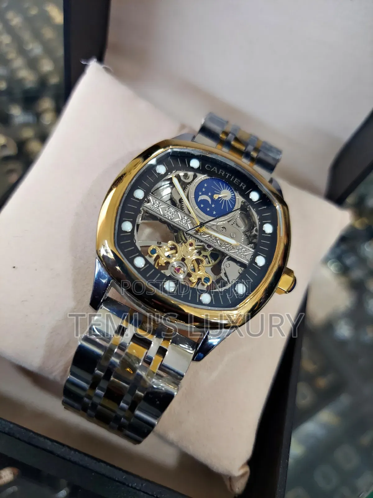 Cartier Automatic Mechanical Mens Orignalwatch