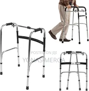 Stainless Steel: Elderly Folding Walker*Ű*Thickened Crossbar