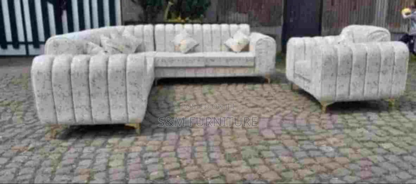Enchanting L Shape Sofa Set With Durability.