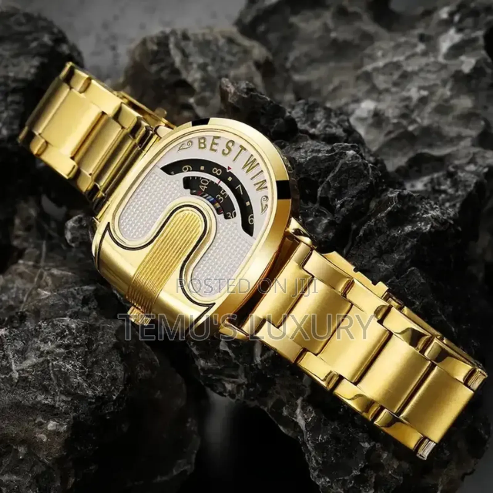 High Quality BESTWIN 988 Luxury Men's Quartz Watch