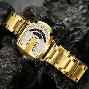 High Quality BESTWIN 988 Luxury Men's Quartz Watch