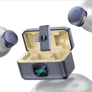 Wireless Rechargeable Dual Microphone(ገመድ አልባ ድምፅ ማጉያ)