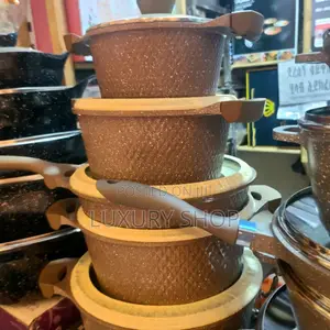 Die-Cast Marble Cookware Set