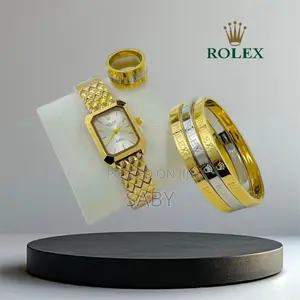 Ladies' Watch Set With Matching Bracelet Ring