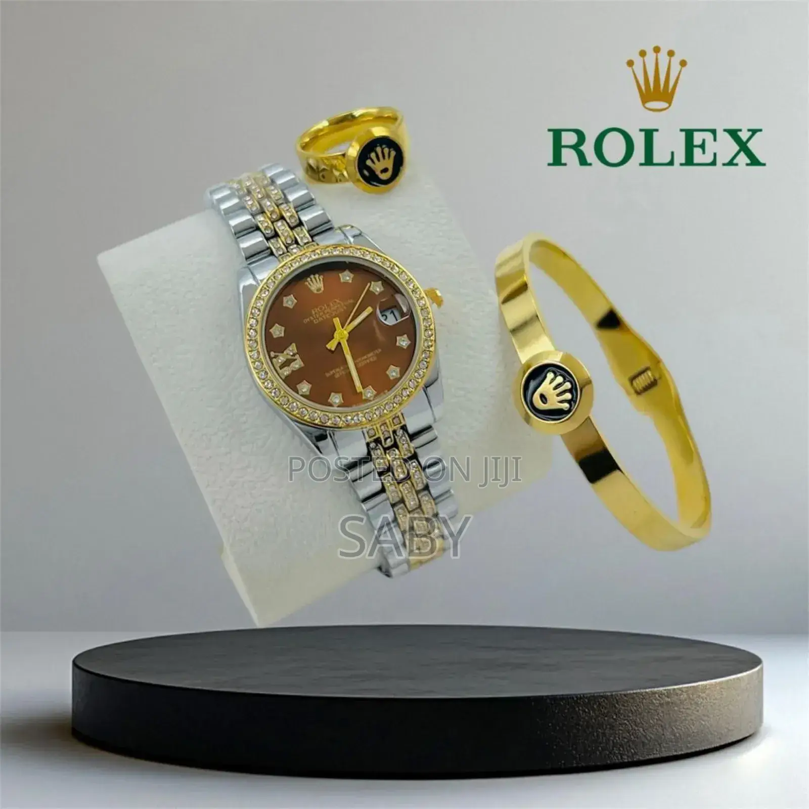 Ladies' Watch Set With Matching Bracelet Ring
