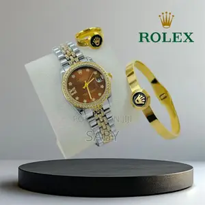 Ladies' Watch Set With Matching Bracelet Ring