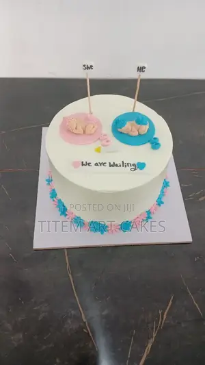 Gender Reveal Cake