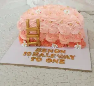 Half Month Birthday Cake