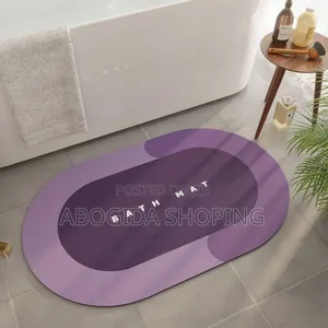 Ultra-Absorbent Bathroom Rugs With Anti-Slip Design