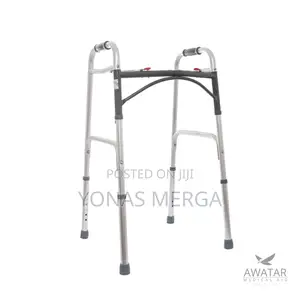 Foldable Walker冊walking Stick Walker哇adjustable Walker0ወከር