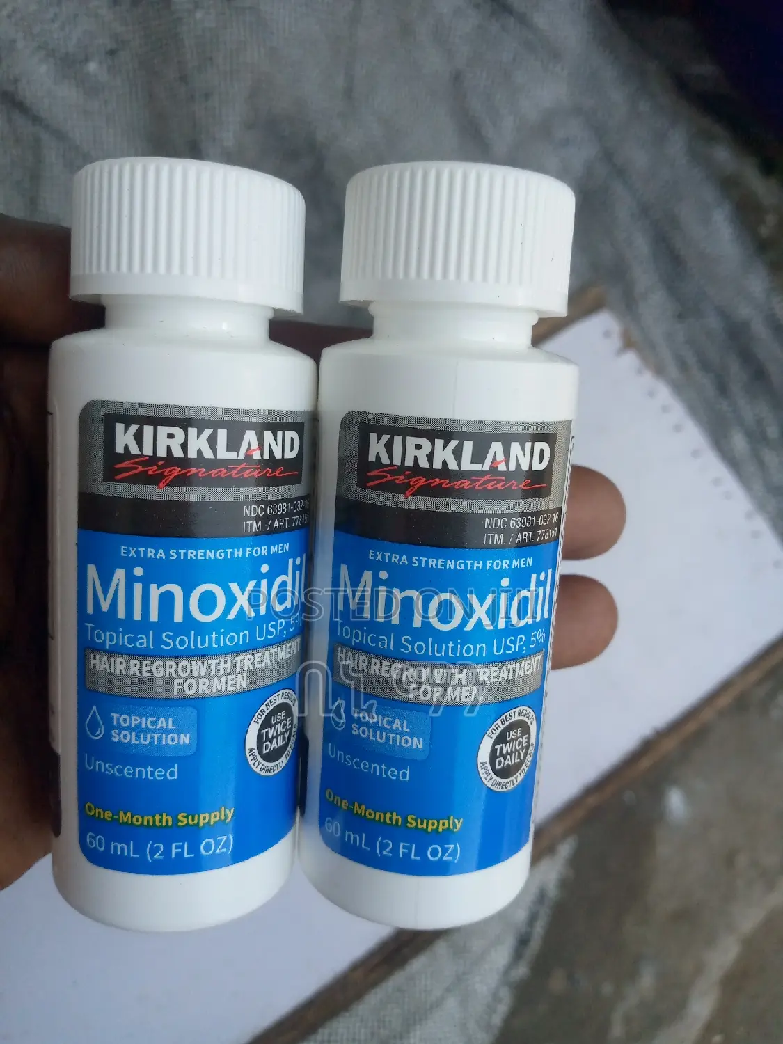 Original Minoxidil 5% Topical Solution for Hair and Beard.