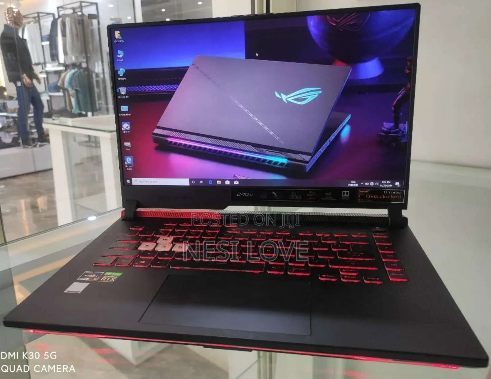 New Laptop Asus ROG Strix G15 16GB AMD Ryzen 9 SSD 512GB