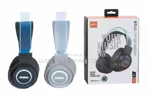 Wireless Noise Cancelling Headphones With RGB Led Lights