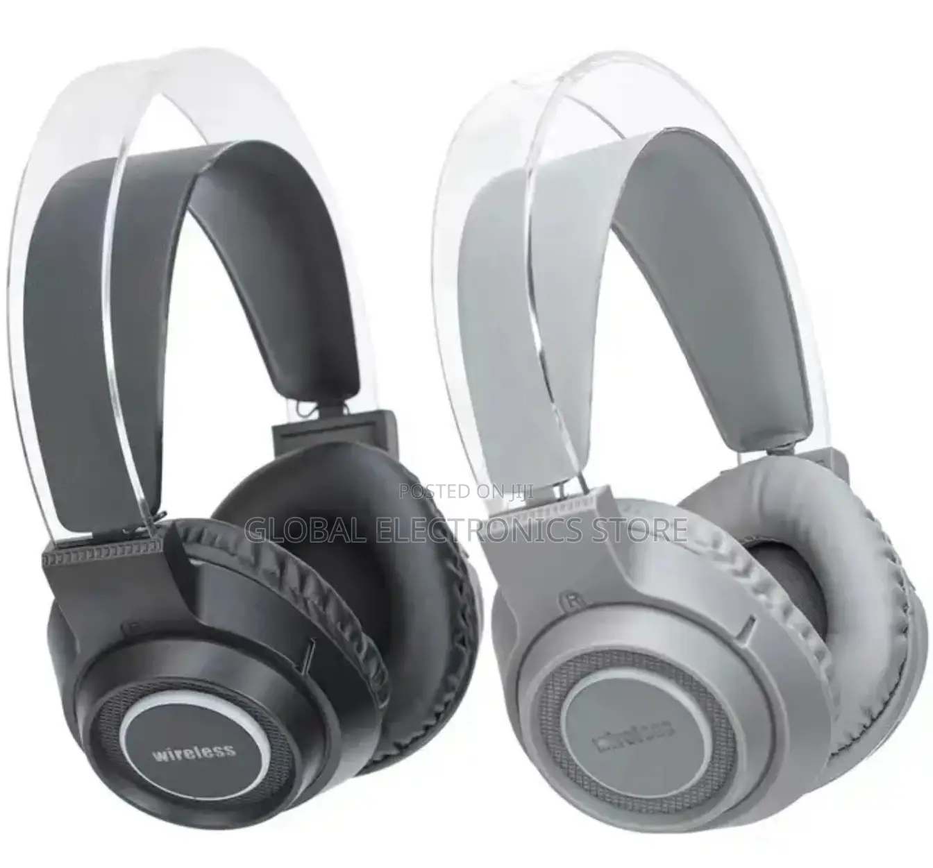 Wireless Noise Cancelling Headphones With RGB Led Lights
