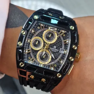 .#Navi Force Unique Square Large Dial Sport Quartz Watch