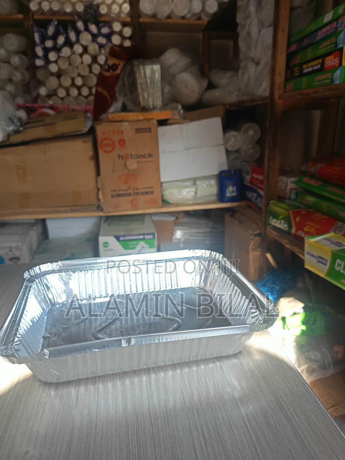 Alumnium Container