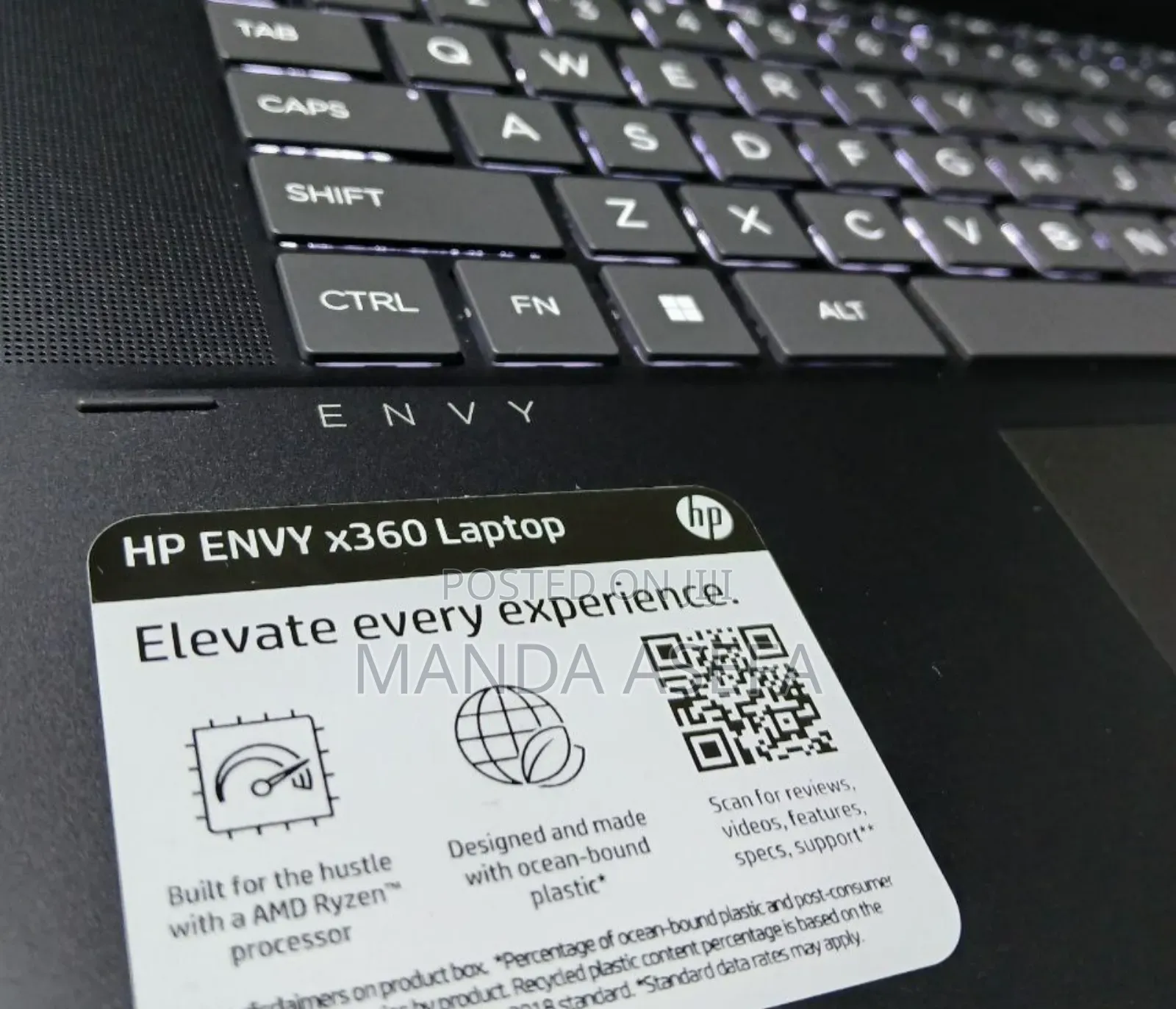 New Laptop HP Envy X360 8GB AMD Ryzen 5 SSD 512GB