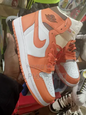 Air Jordan 1 Orange Master Quality Shoes for You