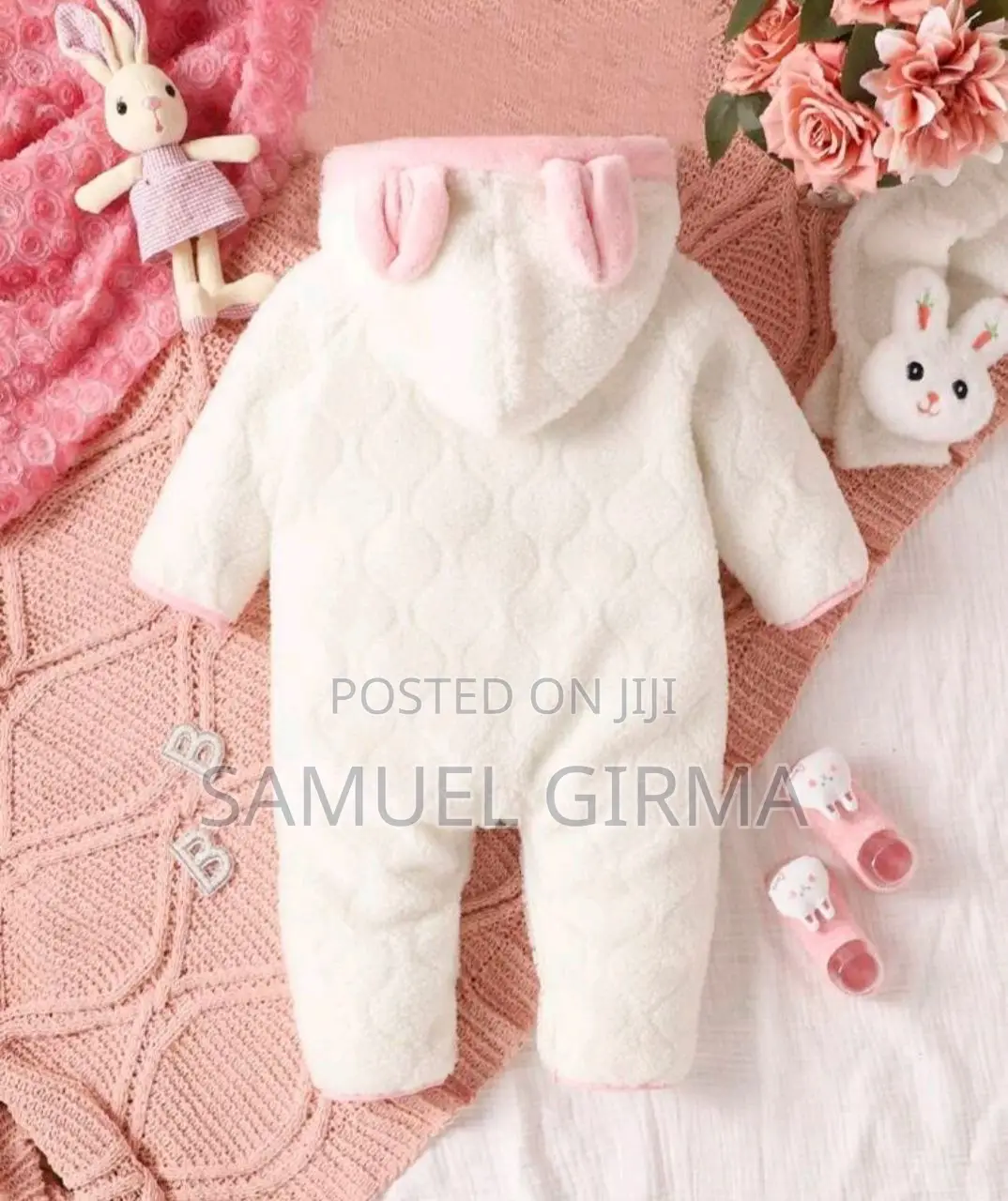 New Arrival Hooded Jumpsuit With Scarf /በጣም ወፍራም/