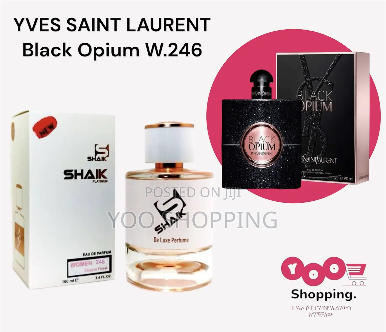 Shaik 100ml Black Opium W.246 Womens Perfume