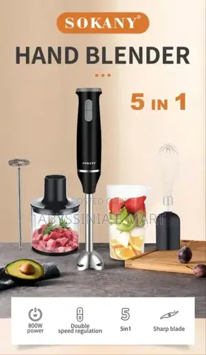 Sokany 5 in 1 Hand Blender