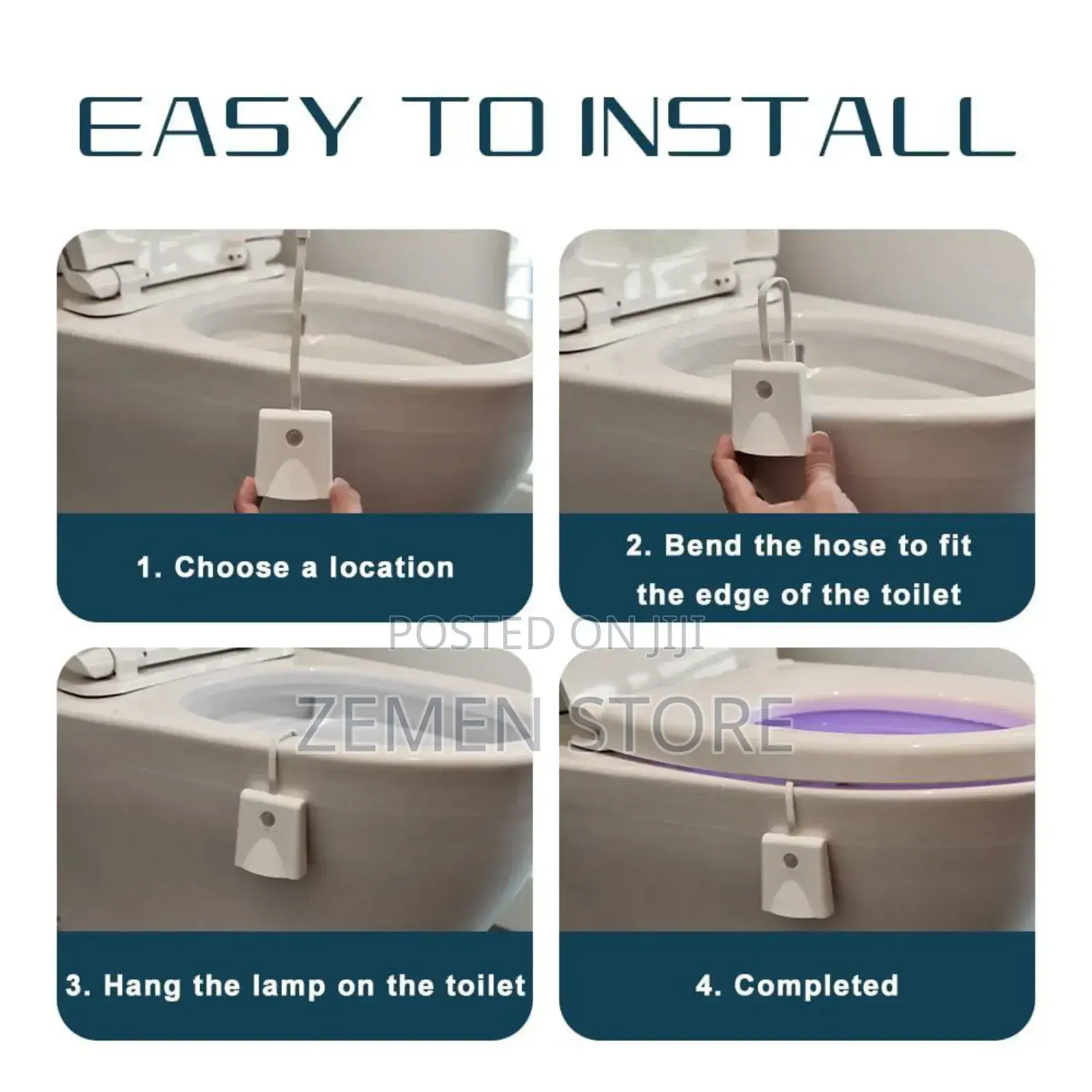 Motion Detector Toilet Light