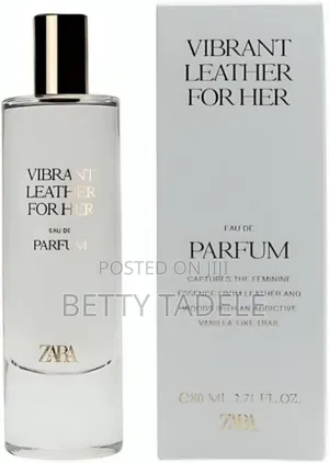 ZARA Vibrant Leather for Her EDP 80 ML (2.71 Fl. Oz).