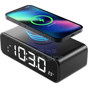 Wireless Charging Clock Alarm