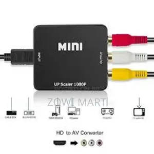 Mini Hdmi2av Up Scaler 1080p Hd Video Converter