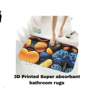 3D Printed Super Absorbant Bathroom Rugs