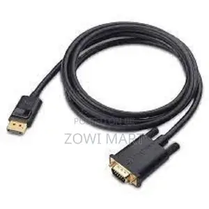 Displayport to VGA Cable Adapter Gold Plated