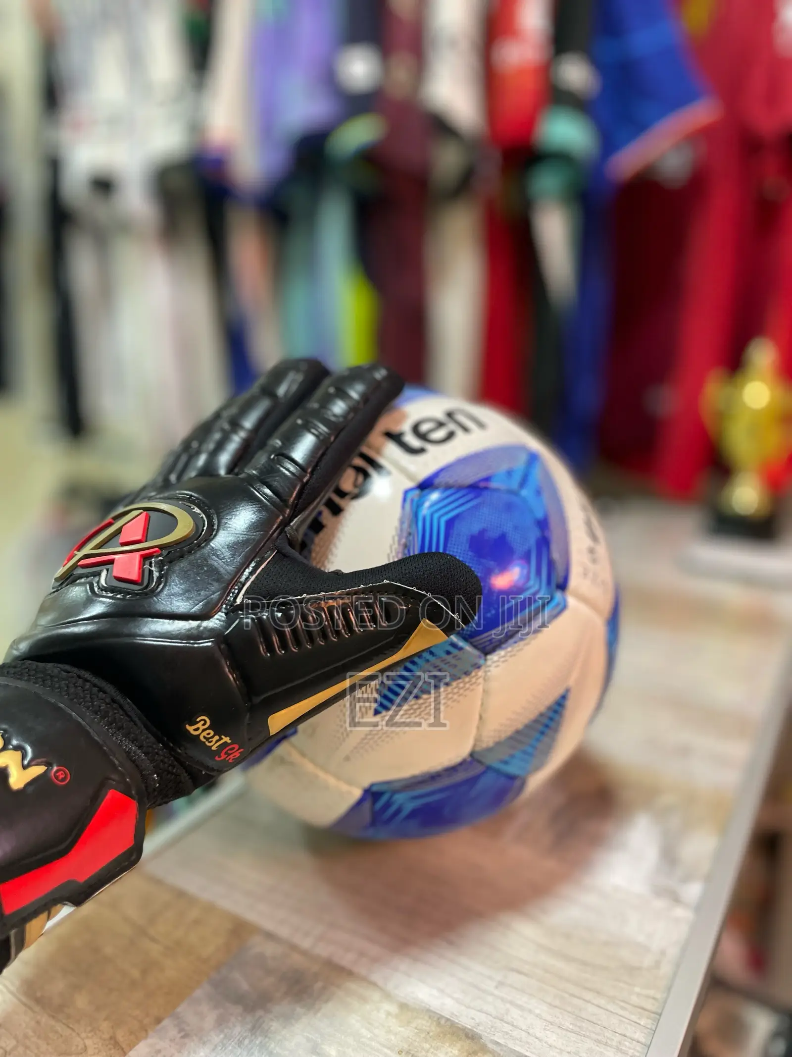 Molten Football and Keeper Glove