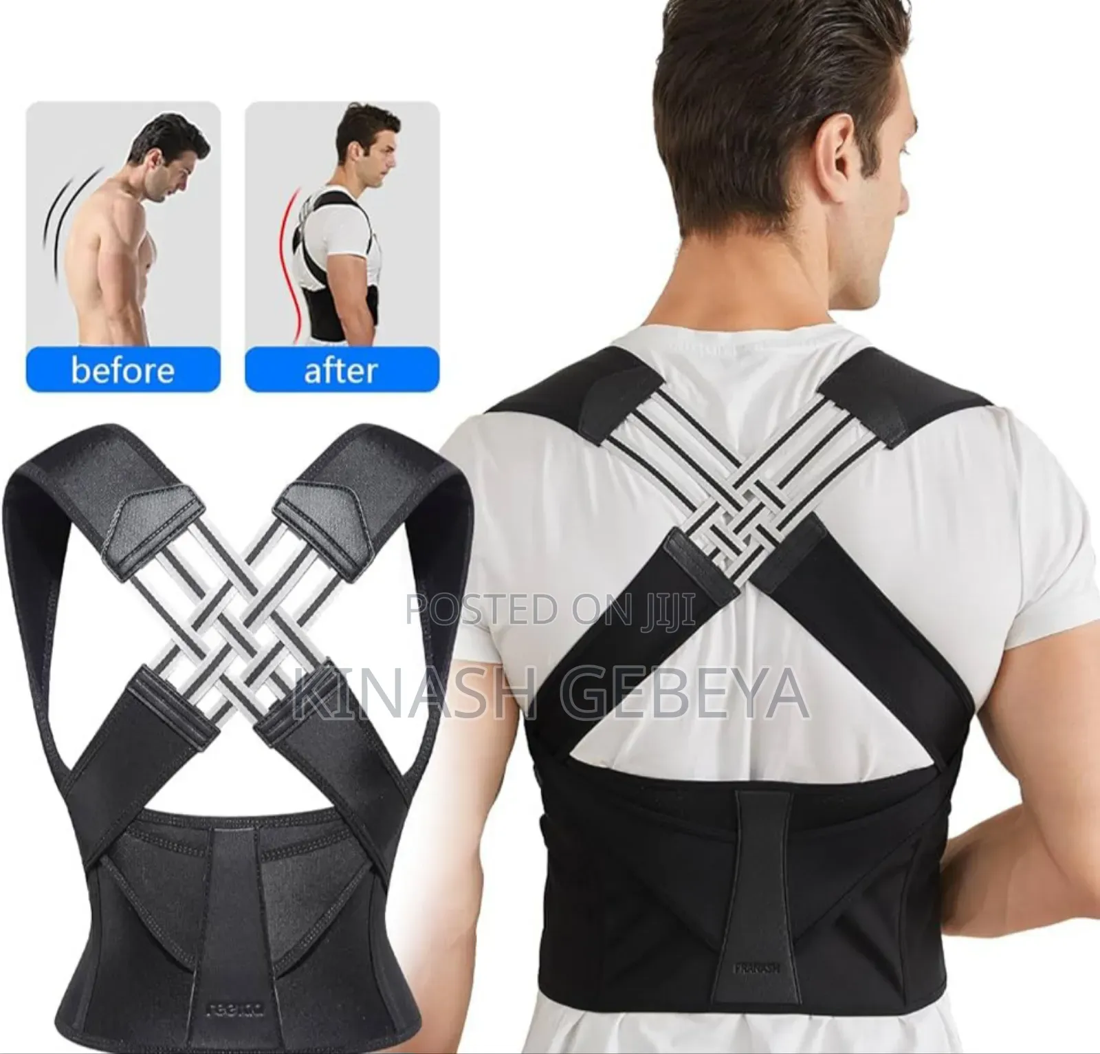 Adjustable Shoulder Corrector Belt(ወገብ ማስተካከያ)