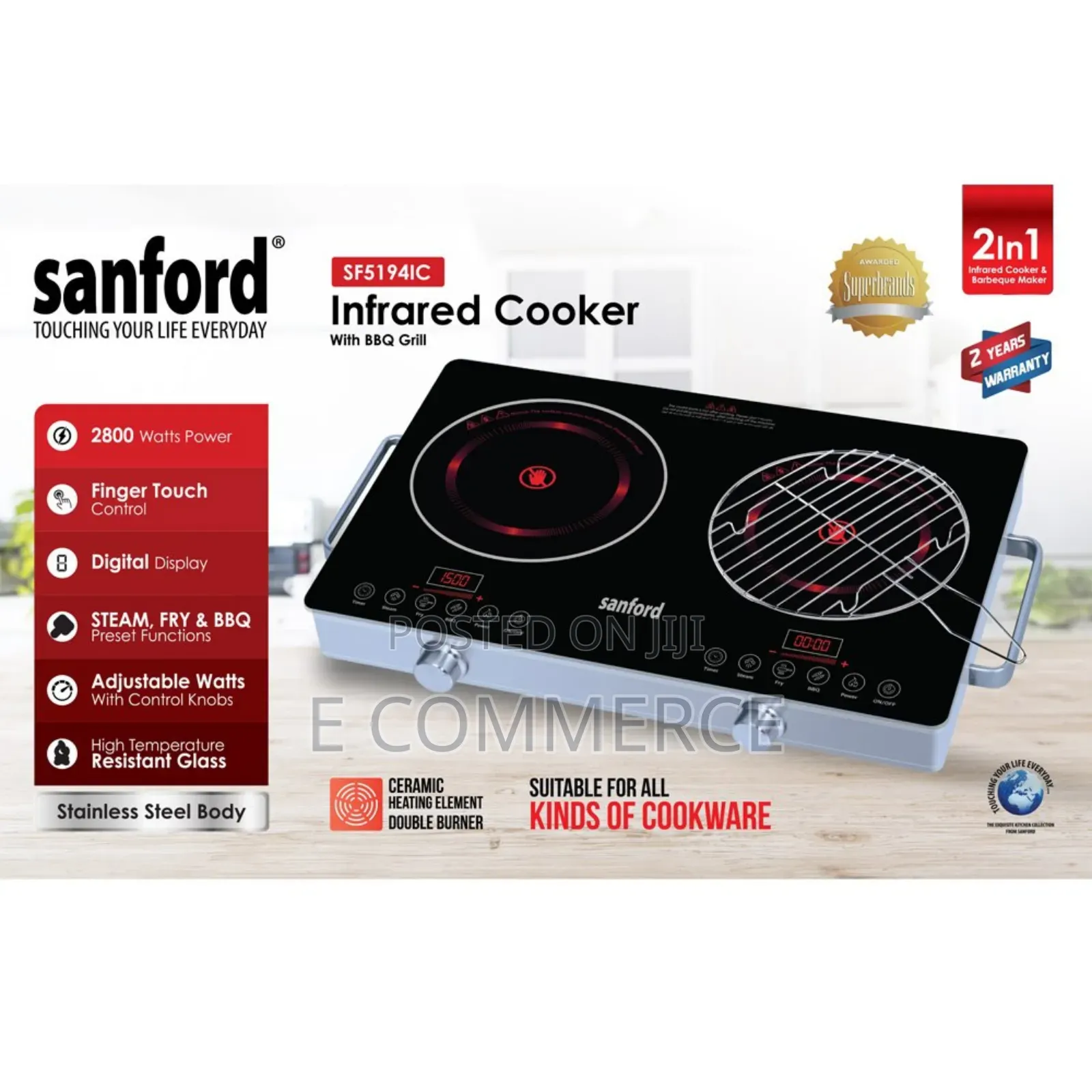 SANFORD Infrared Double Cooker SF5194IC