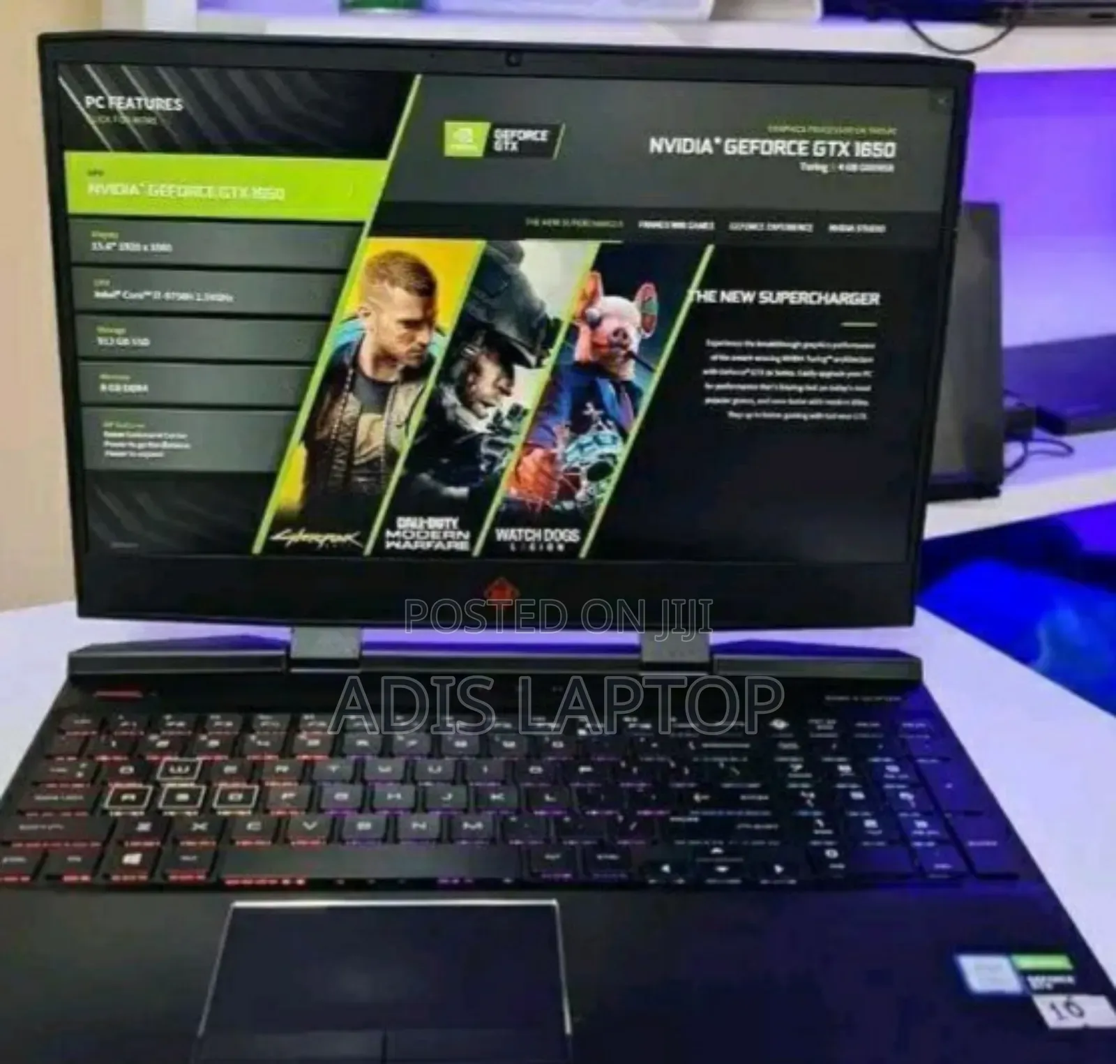 New Laptop HP Omen X 8GB Intel Core I7 SSD 512GB