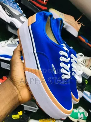 Vans Authentic 'Blue/White' Triple Sole Shoes0p