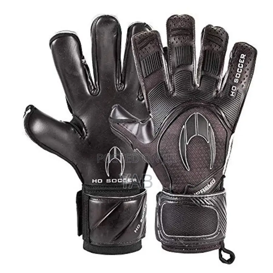 Goalkeeper Matt Black Gloves