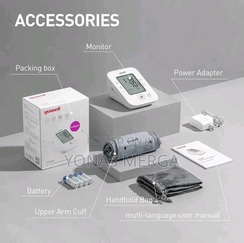 Digital Blood Pressure Monitor停pack Of1(White)龱bp Monitoring