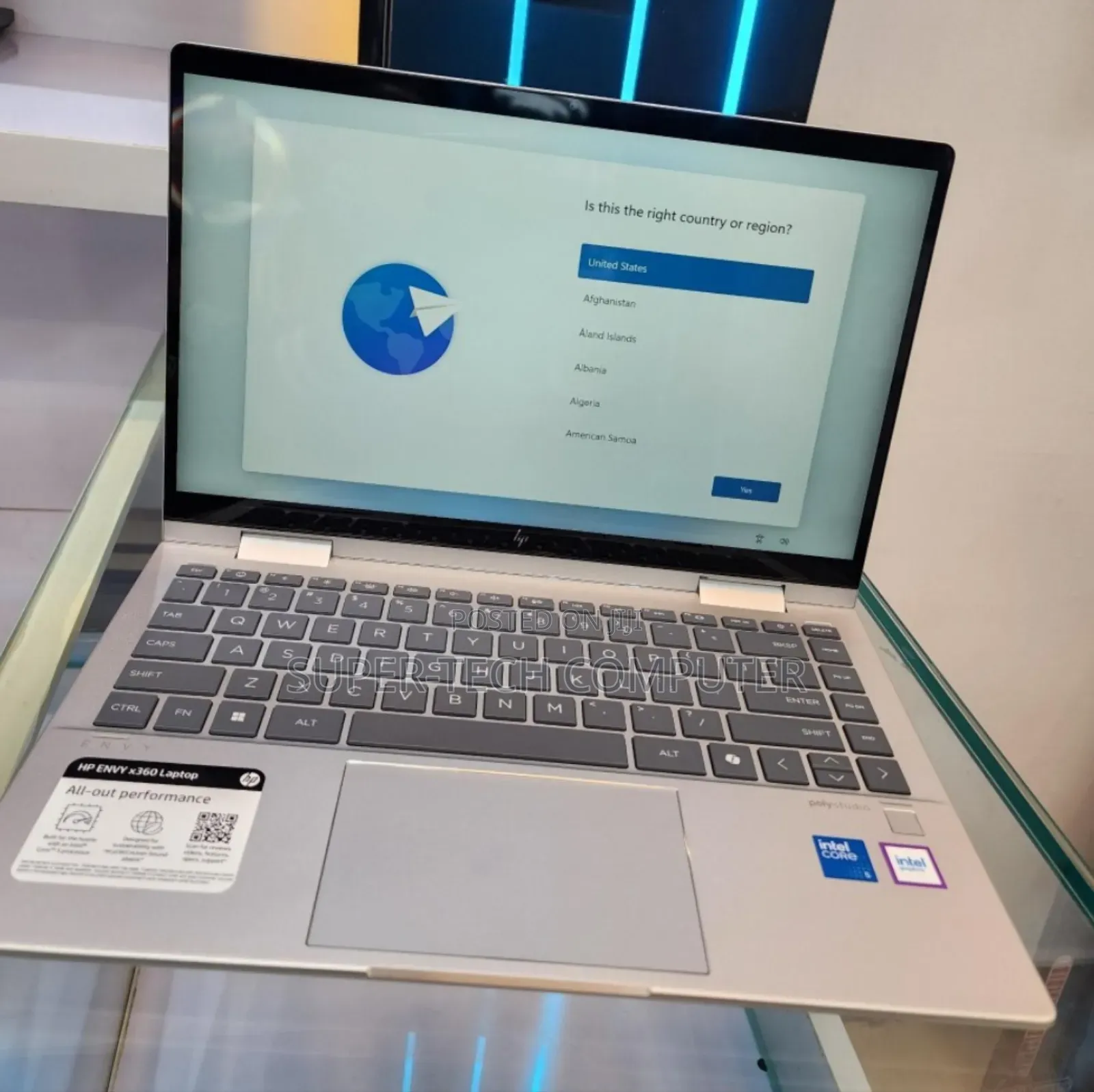 New Laptop HP Envy X360 8GB Intel Core I5 SSD 512GB